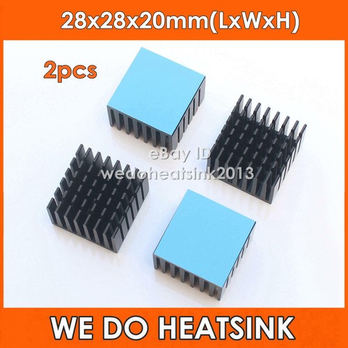 2pcs cpu chipset alluminio - cpu,